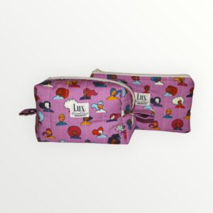"Let's Go" | Boxy Bag & Zipper Pouch Set