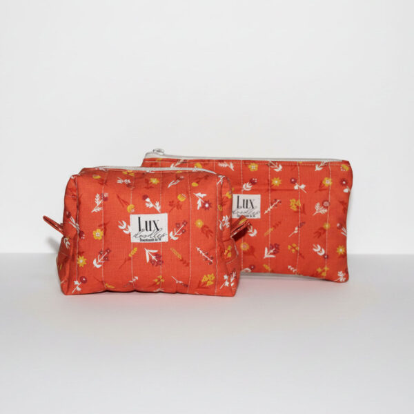 "Floret" | Boxy Bag & Zipper Pouch Set