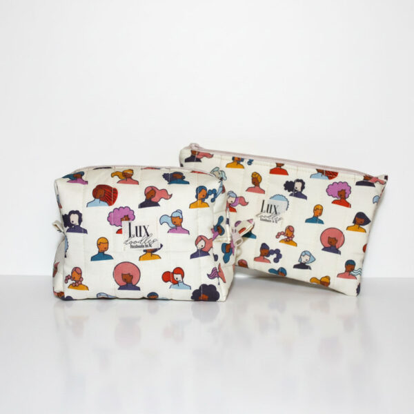 "Let's Go" | Boxy Bag & Zipper Pouch Set