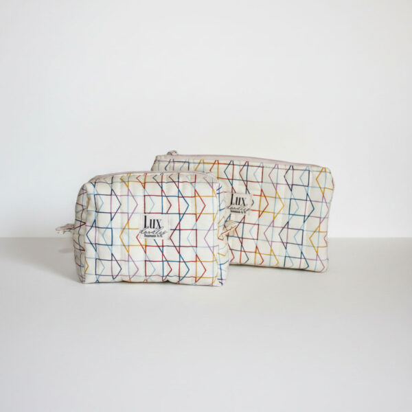 "Which Way" | Boxy Bag & Zipper Pouch Set