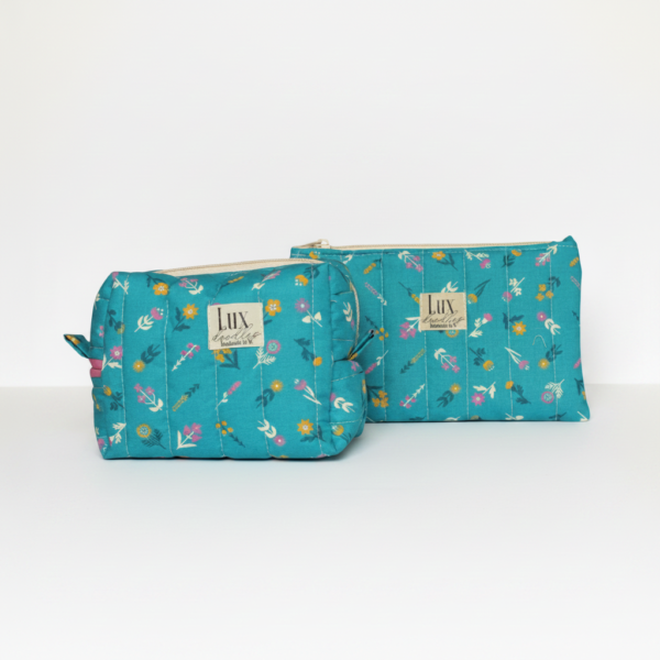 “Floret" | Boxy Bag & Zipper Pouch Set