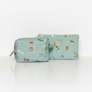 “Here There" | Boxy Bag & Zipper Pouch Set