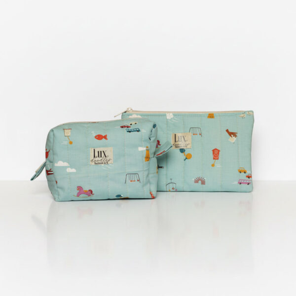 “Here There" | Boxy Bag & Zipper Pouch Set