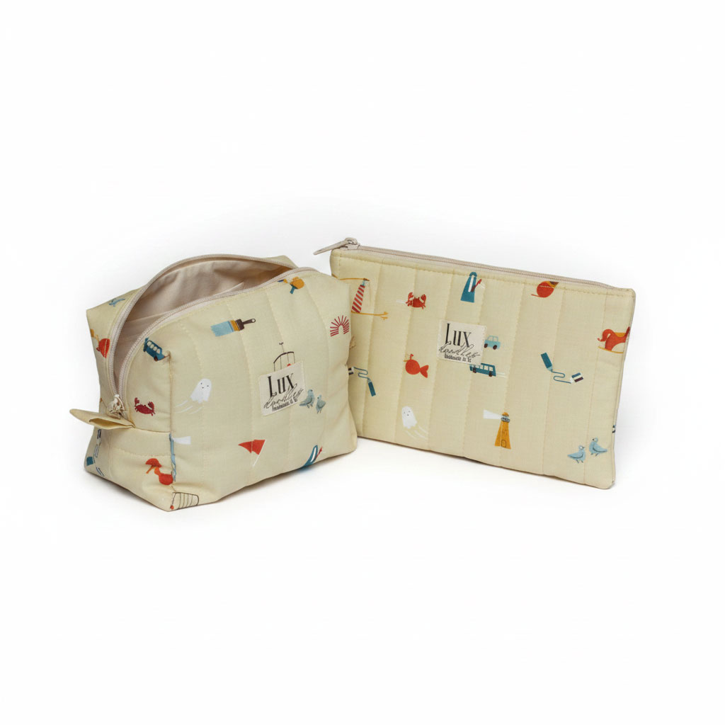 “Here There" | Boxy Bag & Zipper Pouch Set - Image 2
