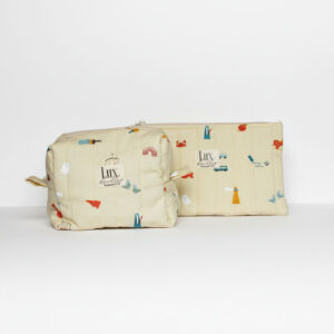 “Here There" | Boxy Bag & Zipper Pouch Set