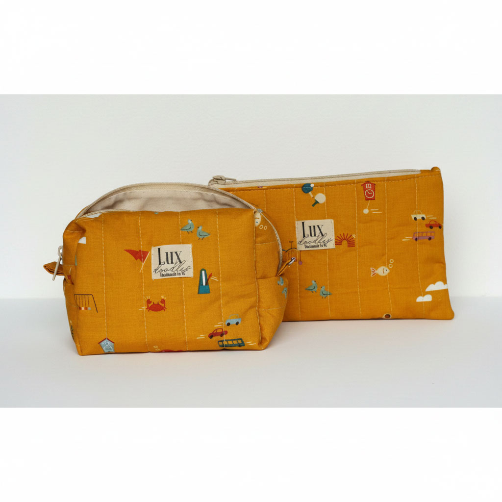 “Here There" | Boxy Bag & Zipper Pouch Set - Image 2