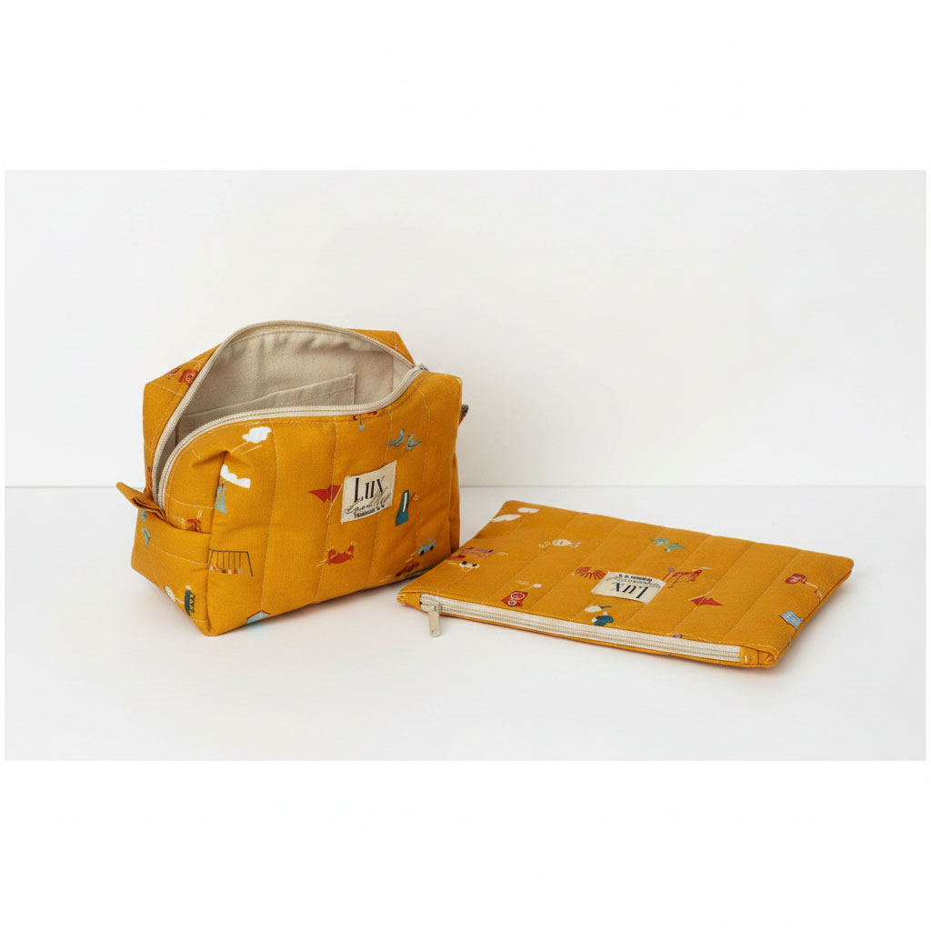 “Here There" | Boxy Bag & Zipper Pouch Set - Image 3
