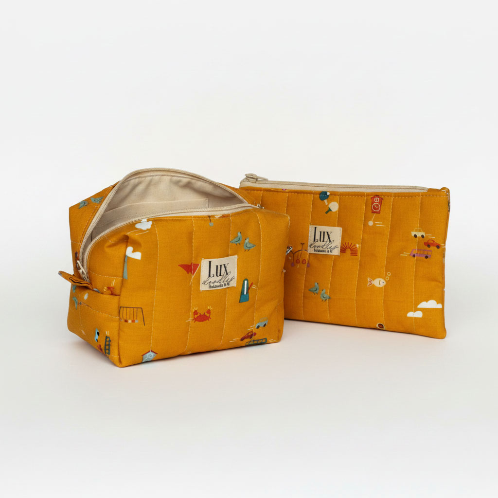 “Here There" | Boxy Bag & Zipper Pouch Set - Image 5