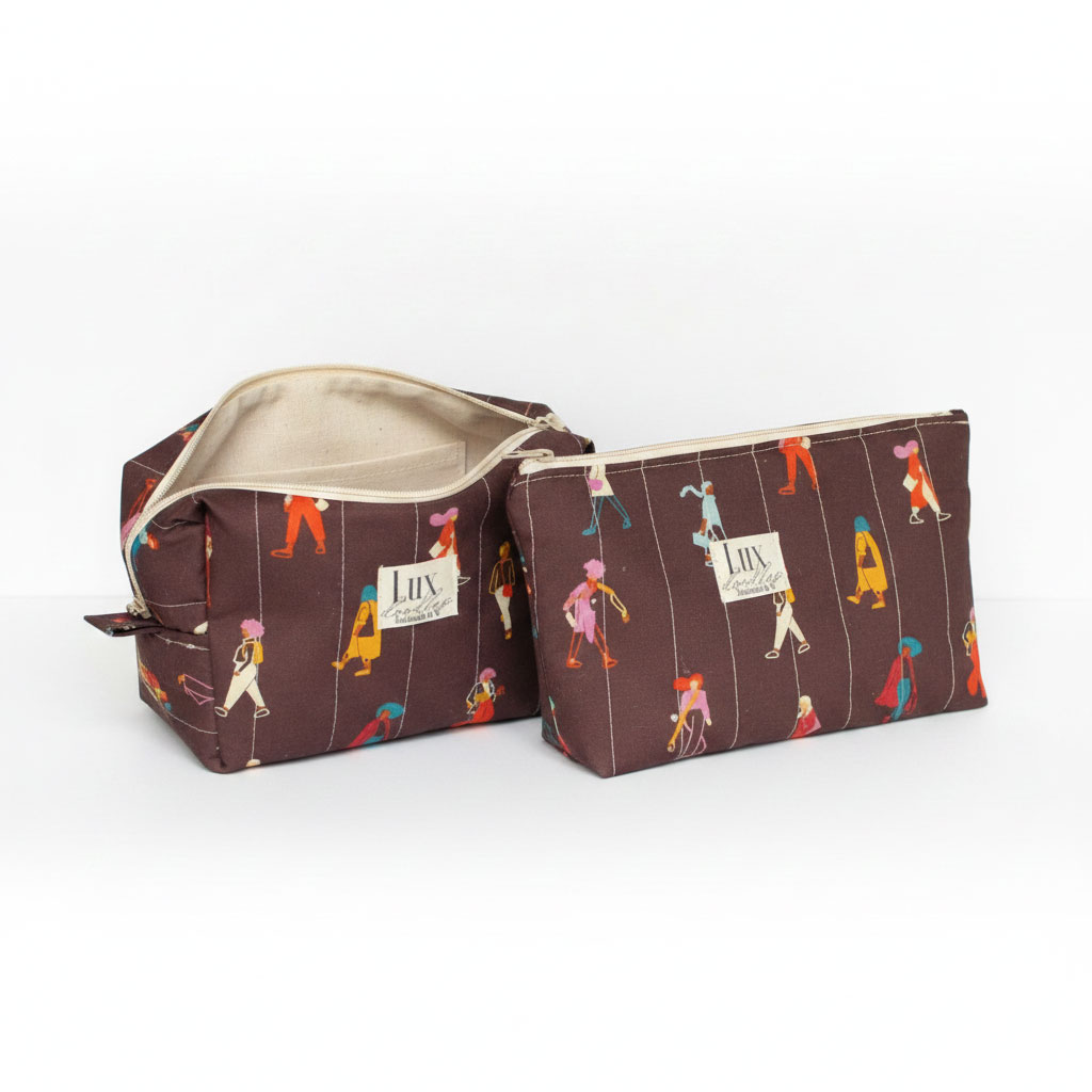 “I’m Busy" | Boxy Bag & Zipper Pouch Set - Image 4