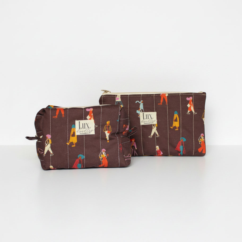 “I’m Busy" | Boxy Bag & Zipper Pouch Set