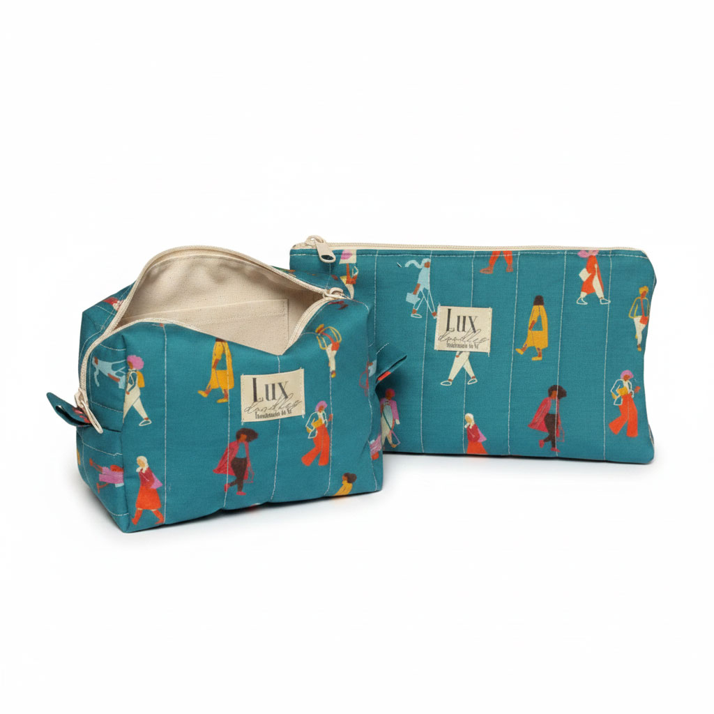 “I’m Busy" | Boxy Bag & Zipper Pouch Set - Image 4