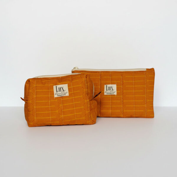 “Meandering" | Boxy Bag & Zipper Pouch Set