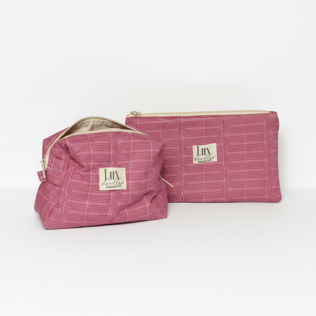 “Meandering" | Boxy Bag & Zipper Pouch Set - Image 3