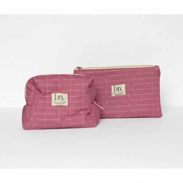 “Meandering" | Boxy Bag & Zipper Pouch Set