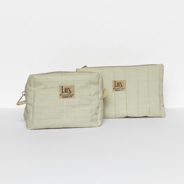 “Meandering" | Boxy Bag & Zipper Pouch Set