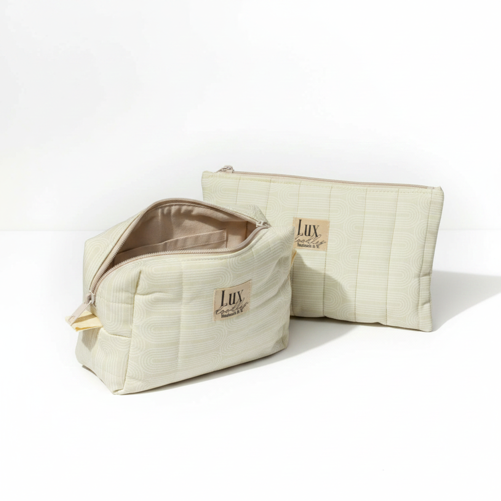 “Meandering" | Boxy Bag & Zipper Pouch Set - Image 5