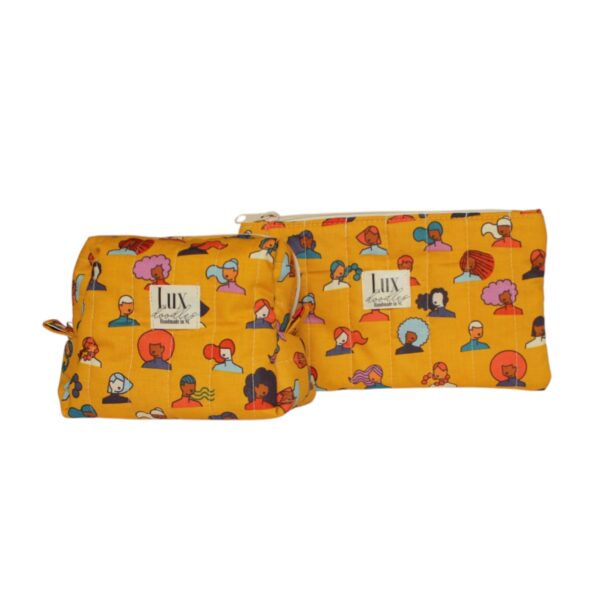"Let's Go" | Boxy Bag & Zipper Pouch Set