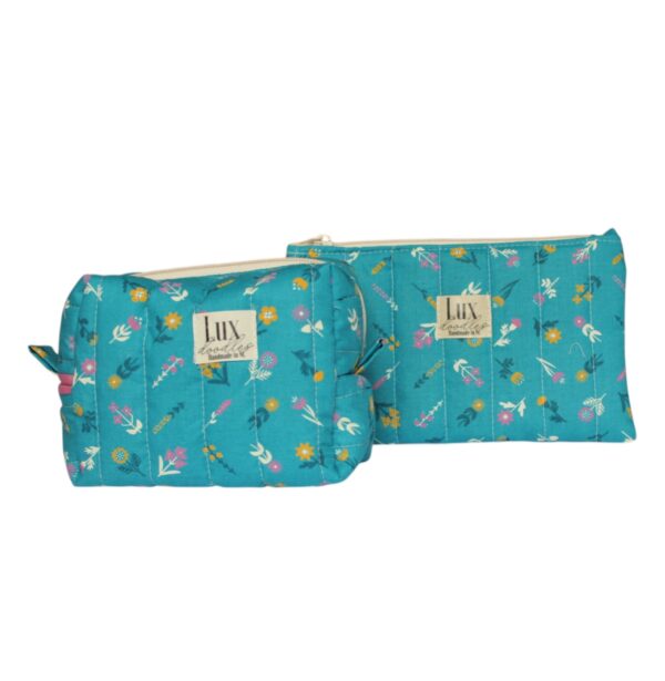 “Floret" | Boxy Bag & Zipper Pouch Set