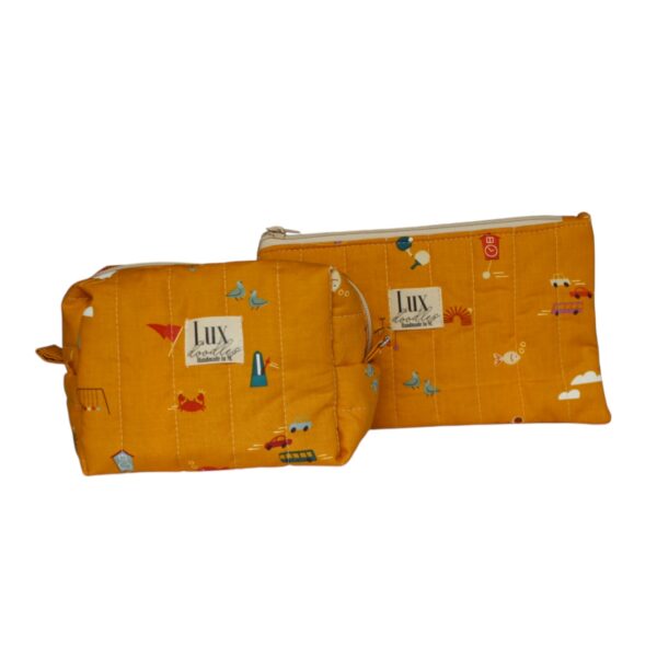 “Here There" | Boxy Bag & Zipper Pouch Set