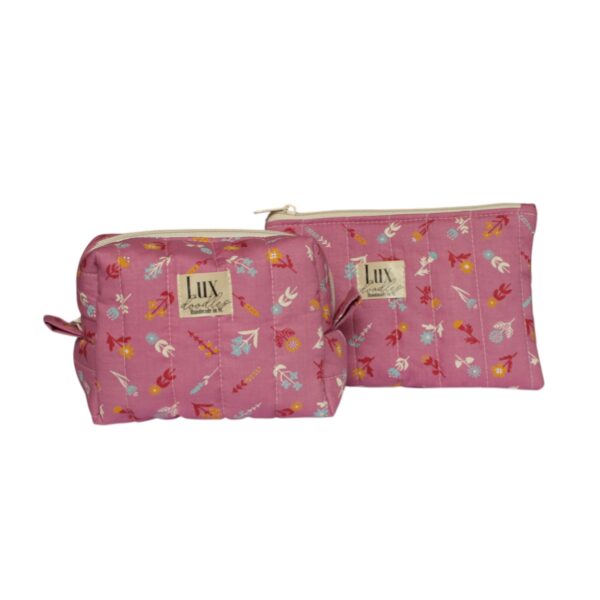 “Floret" | Boxy Bag & Zipper Pouch Set