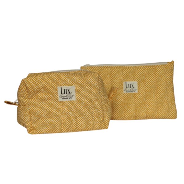 "Tweedish" | Boxy Bag & Zipper Pouch Set