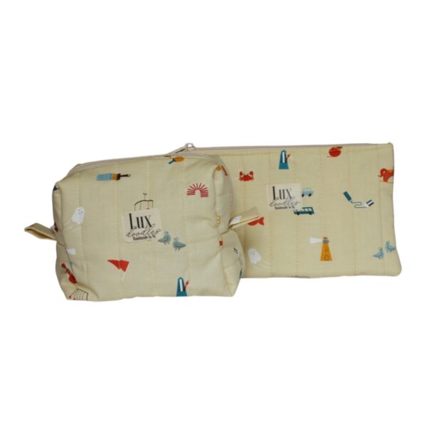 “Here There" | Boxy Bag & Zipper Pouch Set