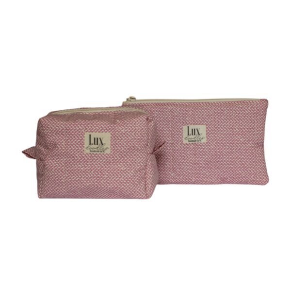 "Tweedish" | Boxy Bag & Zipper Pouch Set