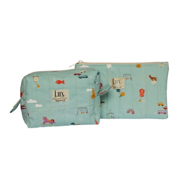 “Here There" | Boxy Bag & Zipper Pouch Set