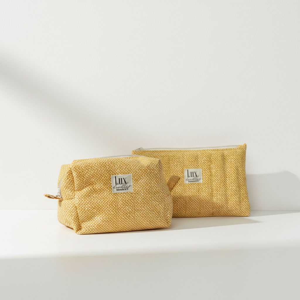 "Tweedish" | Boxy Bag & Zipper Pouch Set - Image 5