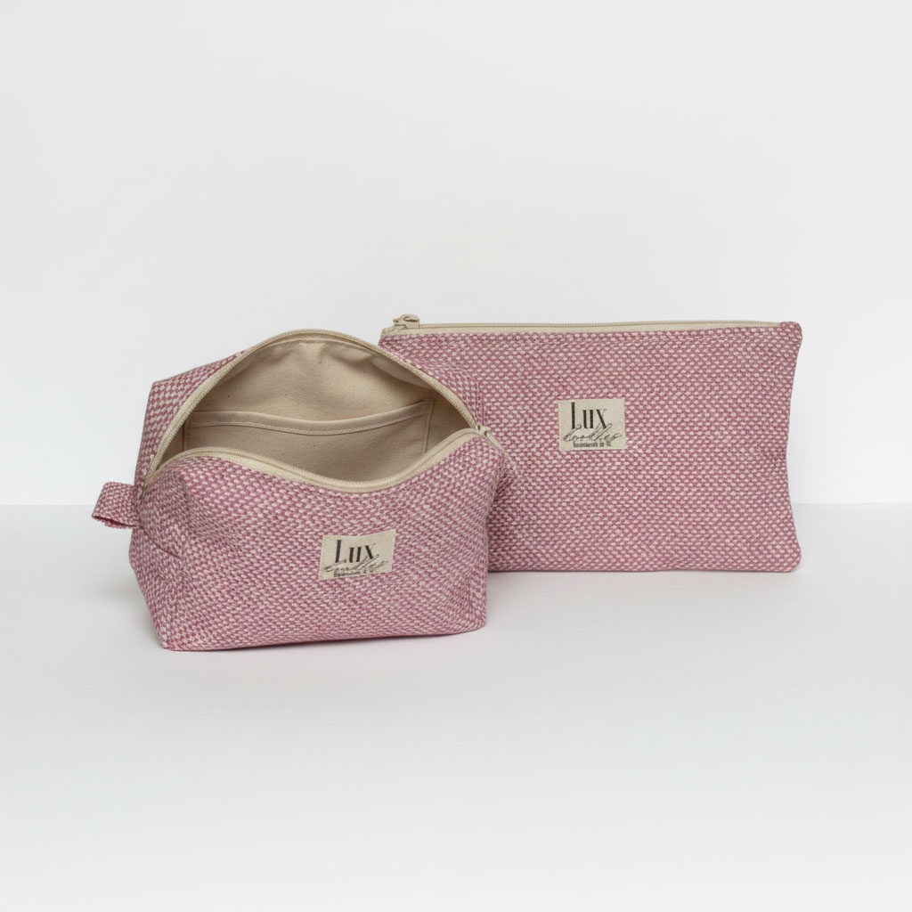 "Tweedish" | Boxy Bag & Zipper Pouch Set - Image 3