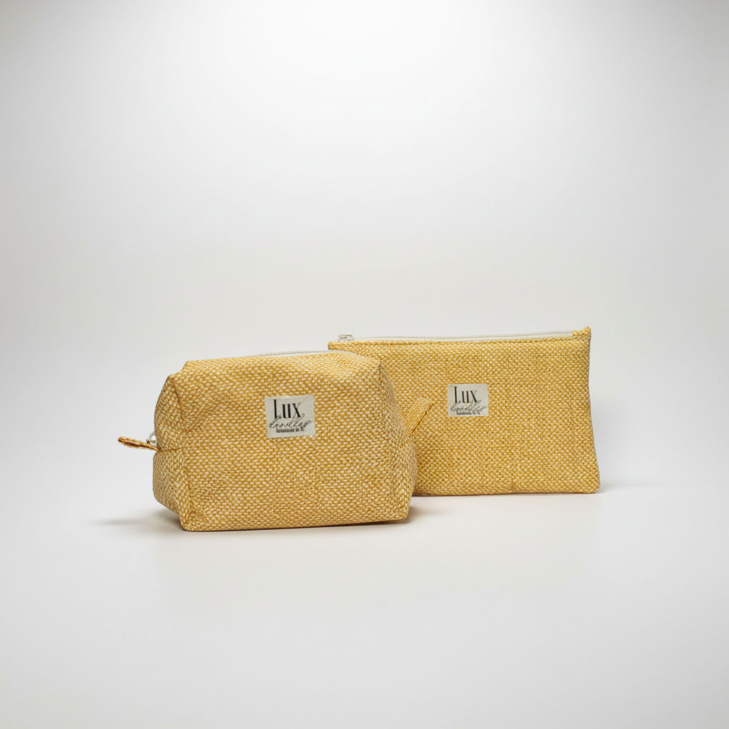 "Tweedish" | Boxy Bag & Zipper Pouch Set - Image 6