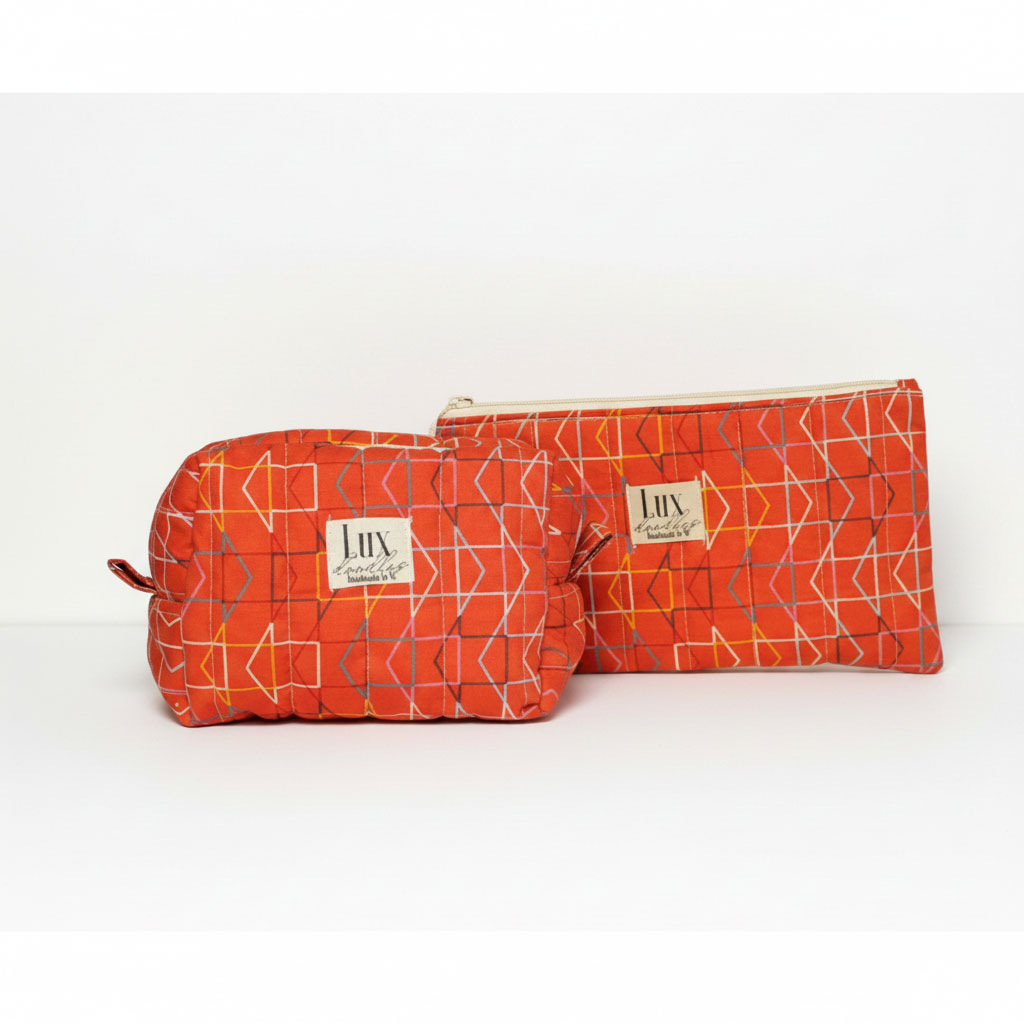“Which Way” | Boxy Bag & Zipper Pouch Set - Image 4