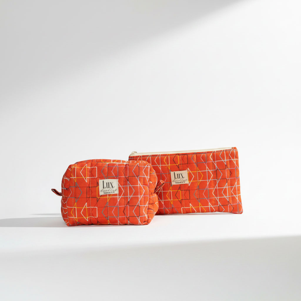 “Which Way” | Boxy Bag & Zipper Pouch Set - Image 3