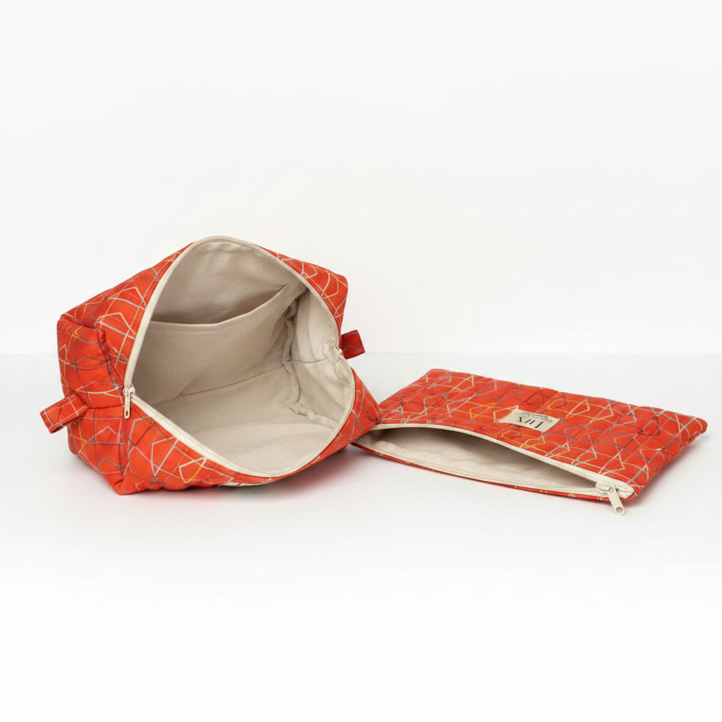 “Which Way” | Boxy Bag & Zipper Pouch Set - Image 2