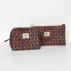 “Which Way” | Boxy Bag & Zipper Pouch Set