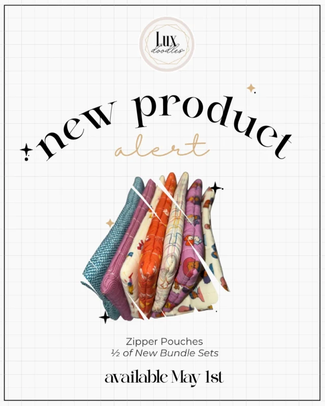 🚨 New Product Alert! 🚨We’re officially open for doodles! 💕✨ Lux Doodles is bringing you handcrafted, limited-edition zipper pouches (and boxy makeup bags) in bold, playful fabrics that won’t be restocked once they’re gone. 👀🧵 This is just ½ of the bundle magic dropping soon...🗓 Available May 1st📍 www.luxdoodles.comTap the link in bio or head to our site to get on the list and be first to shop 🛍️#LuxDoodles #NewProductAlert #ZipperPouches #HandmadeWithLove #SmallBizLaunch #SewChic #RetroChicStyle #LimitedEditionStyle #CuteAndFunctional #SupportHandmade #MakersGonnaMake