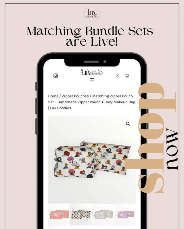 🎉 Matching Bundle Sets are HERE! 🎉 Get ready to turn heads with these handmade zipper pouch + boxy bag combos—perfectly coordinated and only available in limited quantities. ✂️💼They’re live on the site now → grab your fave before it’s gone! 🛒 www.luxdoodles.com✨ Made with love. Designed for joy.#LuxDoodles #NowLive #ZipperPouches #MatchingSet #HandmadeWithLove #LimitedEditionBags #SmallBizStyle #SewCute #RetroChicStyle #SupportMakers #StylishStorage